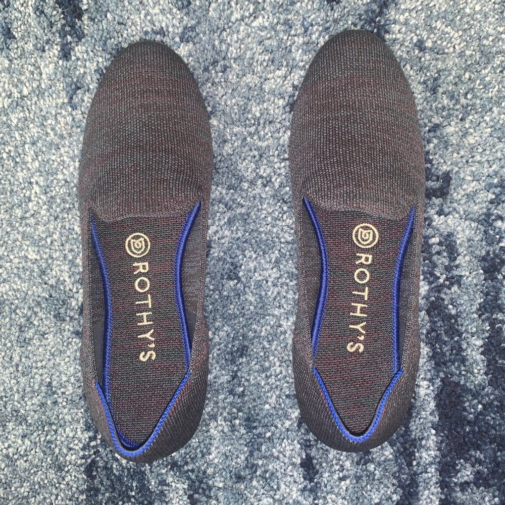 Rothy’s Navy Heather Loafers